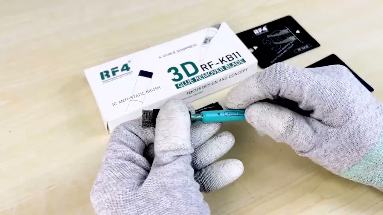 RF4 RF KB11 3D Blade and Glue Removal Brush Tin Scraping Chip CPU IC Hard Disk Layered Knife Edge