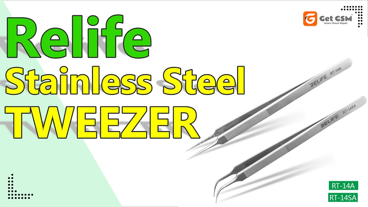 #RELIFE RT-14A/RT-14SA Precise#Tweezers #BGA IC Work