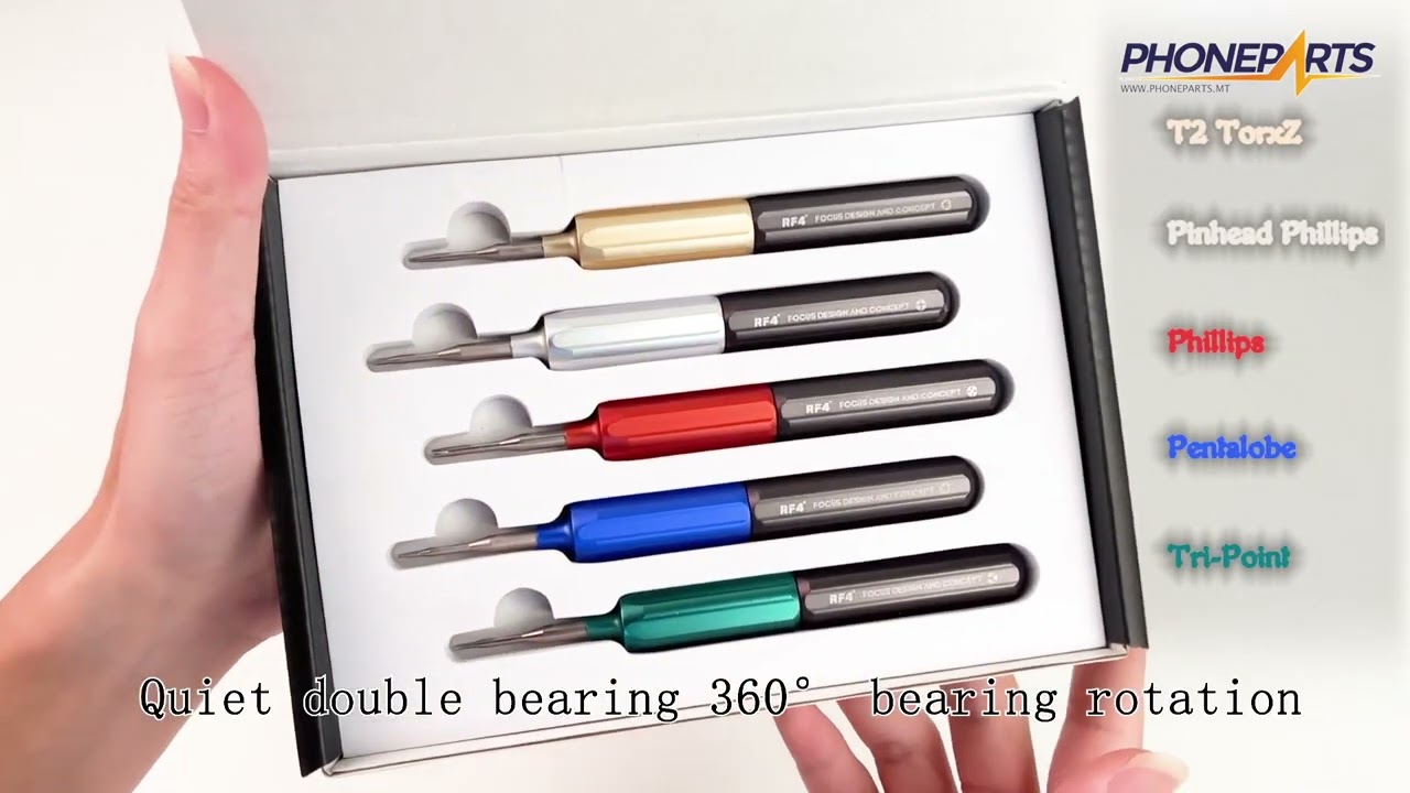 RF4 SD10 5IN1 Precision 360° Bearing Rotation Screwdrivers