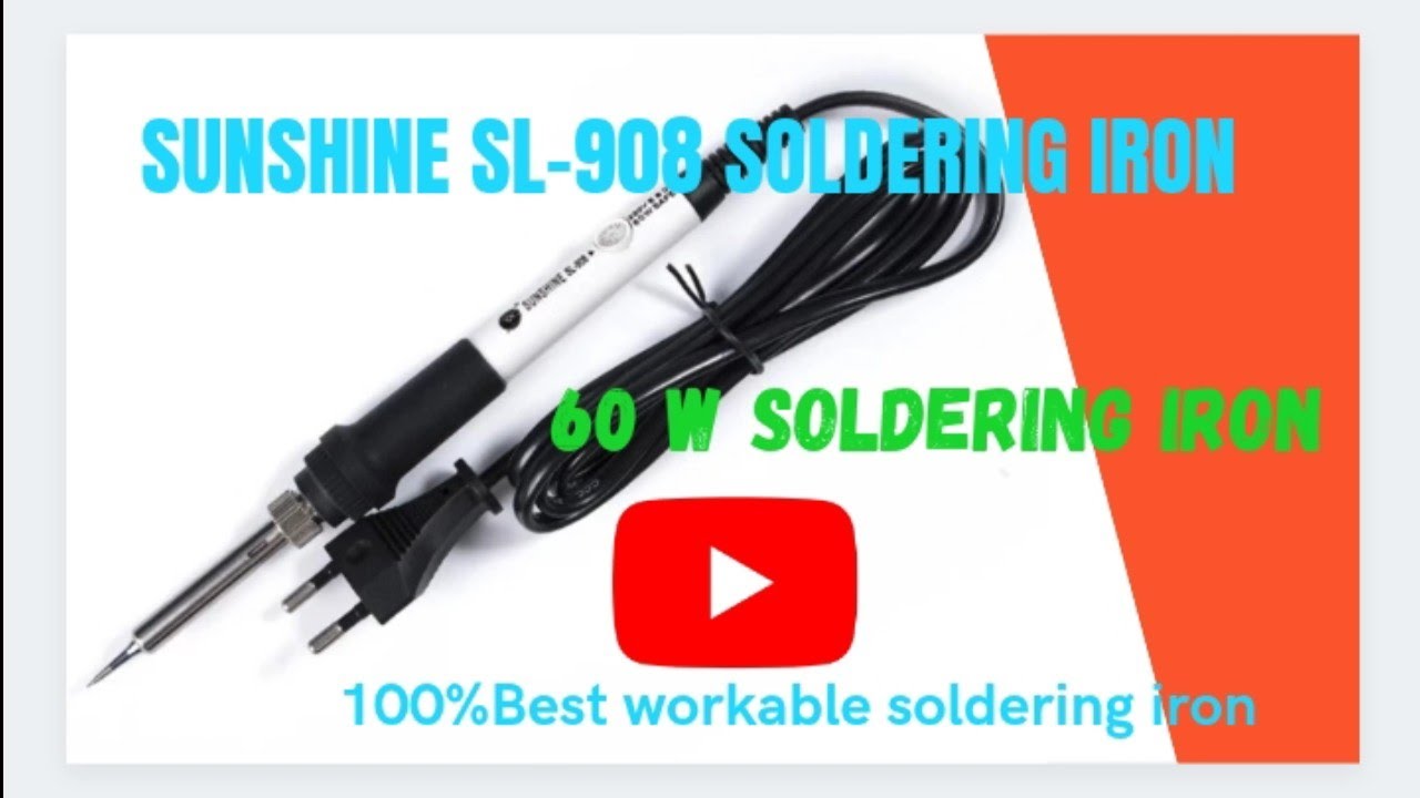 SUNSHINE SL-908  ESD SAFE 60W BUDGET SOLDERING IRON.