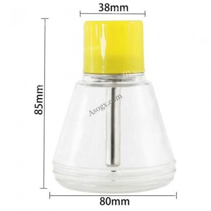 18c glass bott حافظة تنر