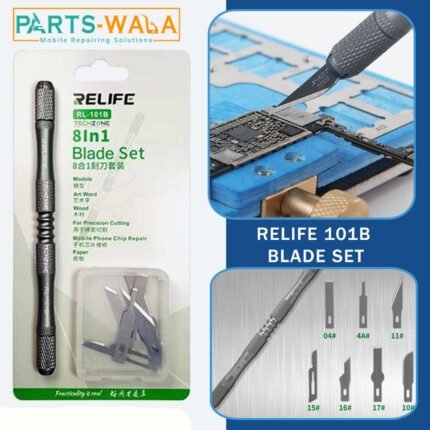 سكين دقيق احترافي Relife RL-101B 8-In-1 (مجموعة شفرات متعددة)