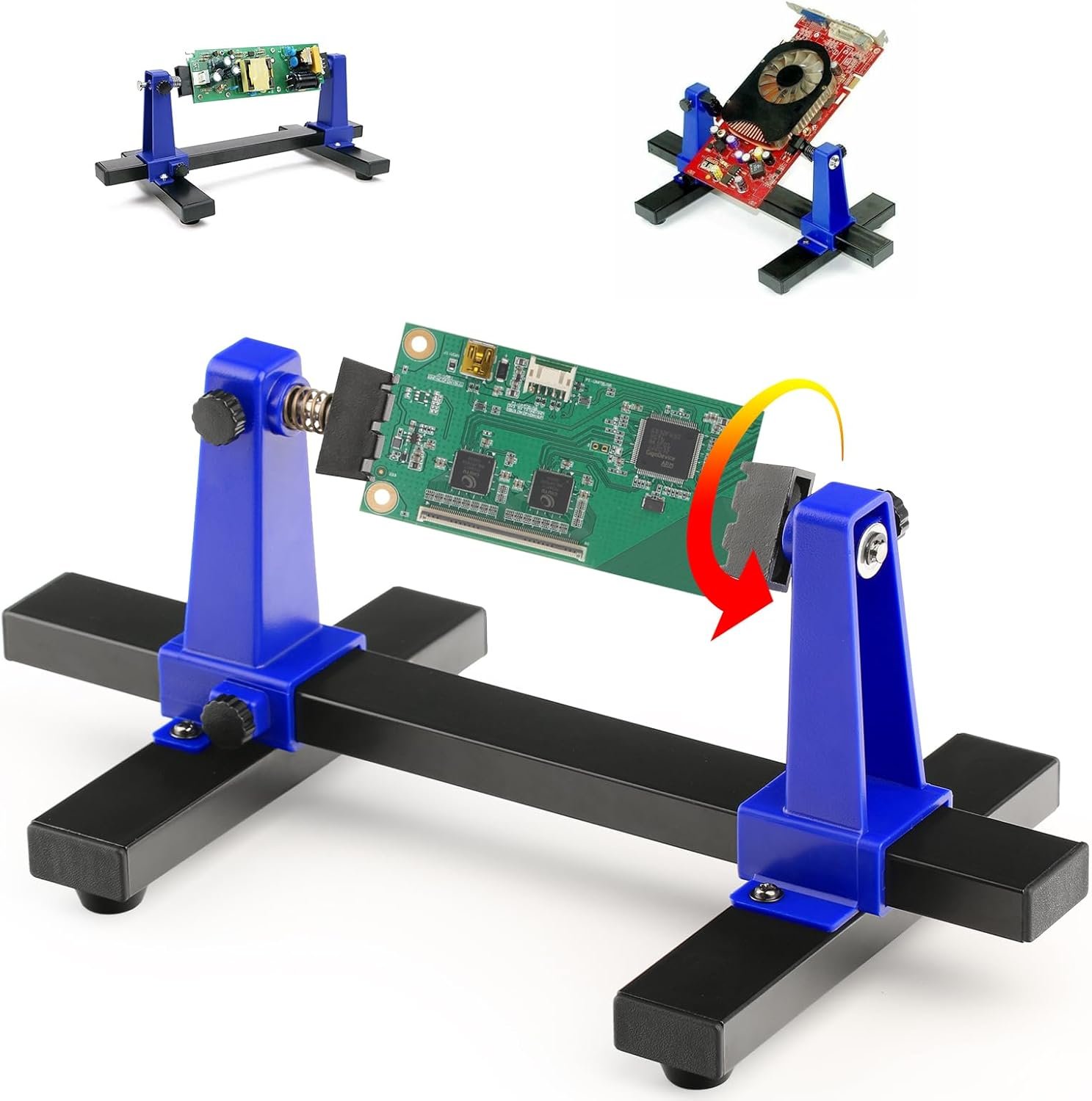 101692952232924287.jpg YXA23 Adjustable PCB Holder with 360° Rotation – حاملة لوحة دوائر قابلة للتعديل بدوران 360°